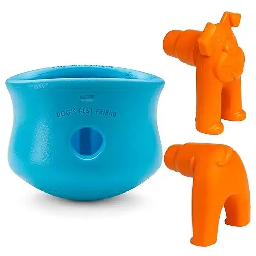 WEST PAW Zogoflex Holiday Toppl Treat Dispensing Dog Toy