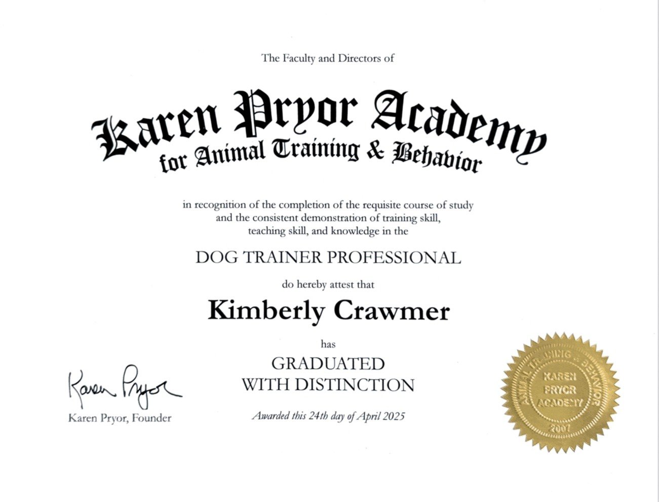IMG 7046 Karen Pryor Academy January Sale: 20% Off Dog Training Courses